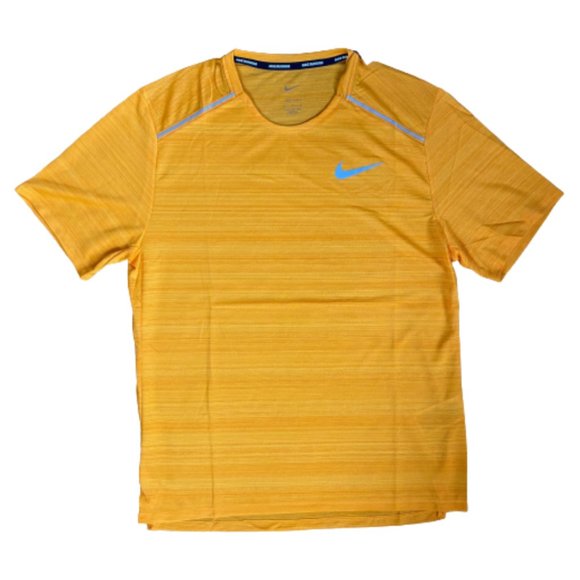 NWT Nike Dri-FIT Miler Men's Running T-Shirt Light Orange Size Large - Picture 1 of 6